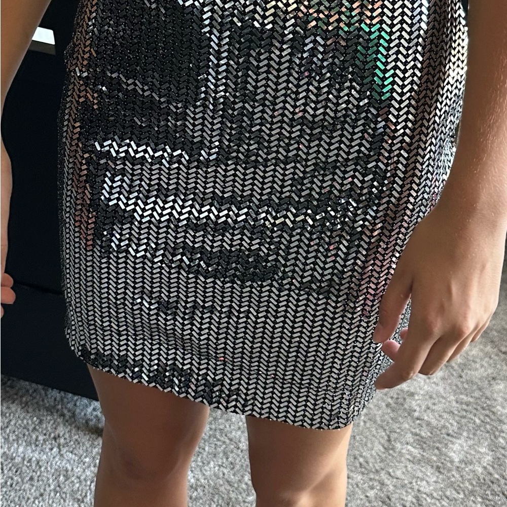 Sparkly mini dress